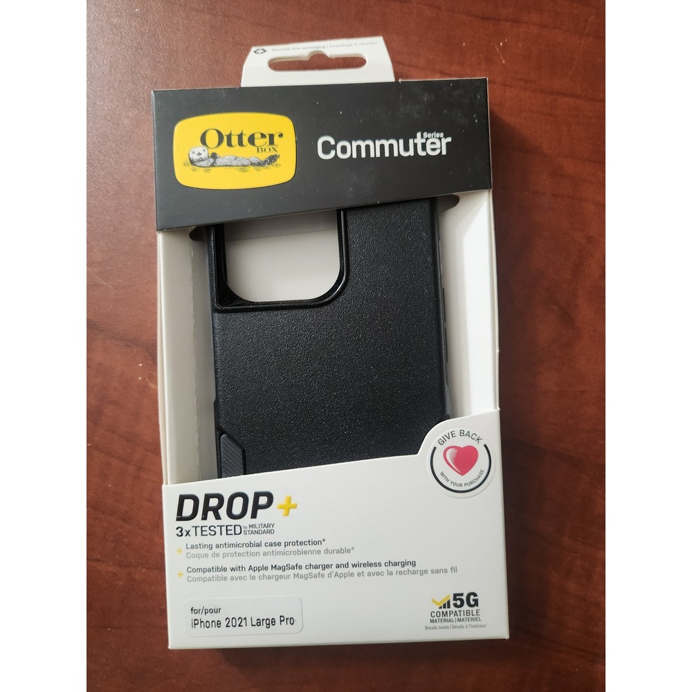 OtterBox Commuter Series Case iPhone 13 Pro Black Rugged Slim Protective Cover
